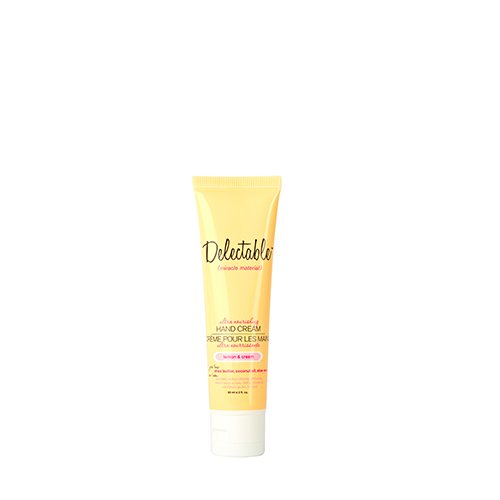 Delectable by Cake Beauty Ultra Nourishing Hand Cream to Go, Travel Size, Lemon & Cream