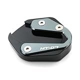 NOLLAM Motocicletas Soporte para Yamaha MT-07 MT 07 2014 2015 2016 2017 2018 2019 2020 Soporte De Motocicleta Reposapiés Laterales Extensión De Soporte Ampliador
