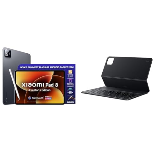Image of XIAOMI Grey 12GB Ram 256 Storage with Pen and Keyboard