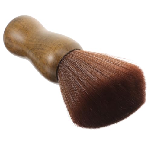 VICASKY Personal Care Supplies Beard Brush for Men Wood Handle Nylon Bristles Comfortable to Hold Compact Size for Daily Maintenance Random