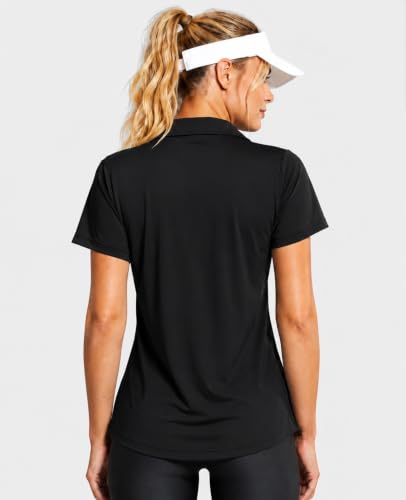 Image of MIER Womens Golf Shirts - V Neck UPF 50+ Dry Fit Tennis Polo