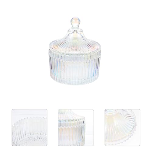 Vaso de vidrio para manicura con tapa para mezcla de líquidos miniatura 7