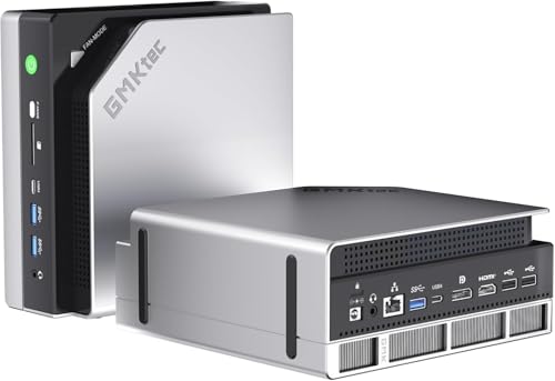GMKtec EVO-X2 AI �~�jPC AMD Ryzen AI Max+ 395�ALPDDR5X 8000MHz 128GB +2TB SSD (Max.8TB) Windows 11 PRO �Q�[�~���OPC�AAMD Radeon 8060S RJ4