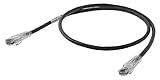 Hubbell HC6BK03 Patch Cord, Nextspeed, CAT6, Slim, 3', Black