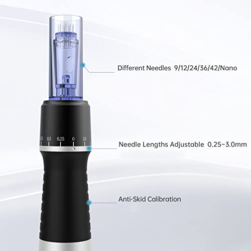 Machine microneedling visage à 6 vitesses pour stimuler le collagène à la maison - 5