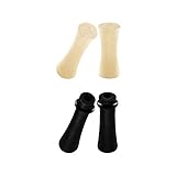 Big Gauges 2 pares de piercings de madera de cocodrilo Areng de doble acampanado para oreja, expansor de orejas, túnel de carne, pendientes de aro o pendientes