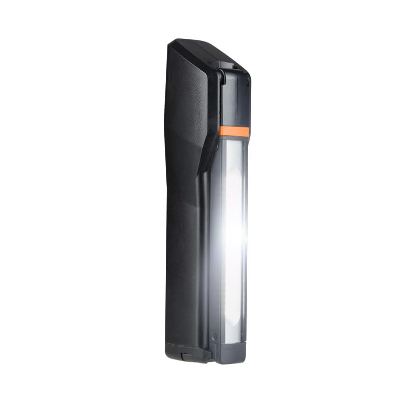 OSRAM LEDinspect SLIM500, lampada da ispezione a LED, 6000K, lampada da lavoro a LED ricaricabile, magnetica, flessibile, gancio incluso
