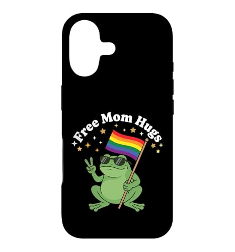 Free Mom Hugs LGBTQIA+ Ally Pride Month�B �X�}�z�P�[�X iPhone 17 �p