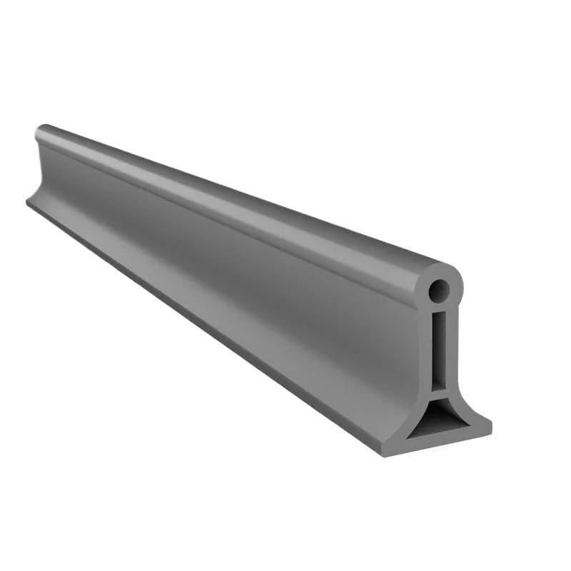 YYLUOYANG Copete Encimera Cocina 1 Barrera de Agua de Silicona Flexible, Separador de Humedad y Humedad, tapón de Agua Autoadhesivo for Suelo de habitación húmeda. Barrera Agua Ducha(Gray,180cm)