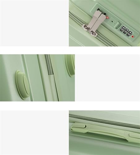 Luggage Travel Gear Suitcases With Wheels Luggage Durable Hard Edge Portable Combination Lock Suitcases(B,24 in)2