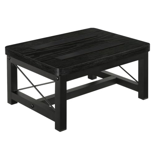 YINMIT Wooden Step Stool for Adults, 8 Inch Bed Step Stool for High Beds