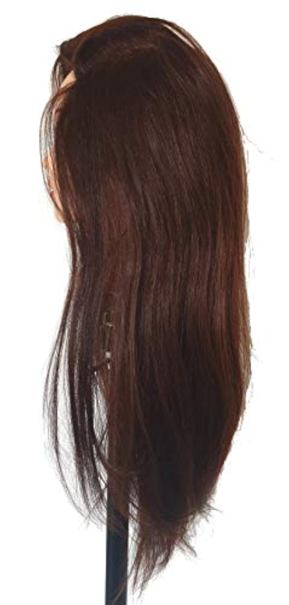 Training Head 22-24'' 100% Human Hair Mannequin Head