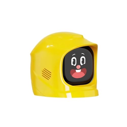 Image of Auslese Smart Car Dashboard Robot with Animated Emoji Display (Yellow) | AI Interactive Companion, Gyroscope Motion Sensor, Rechargeable Battery, Dashboard Pet, Car Interior Accessory