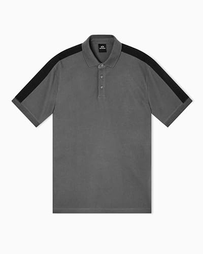 Armani Exchange Mens Regular Fit Logo Tape Polo