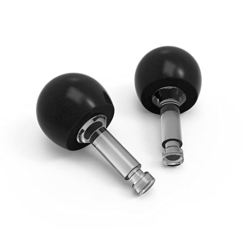 Flare Audio Isolate Clear - High Performance Certified Earplugs - Concerts, Travel, Motorcycles, Health & Safety -32dB Replaceable Memory Foam Tips