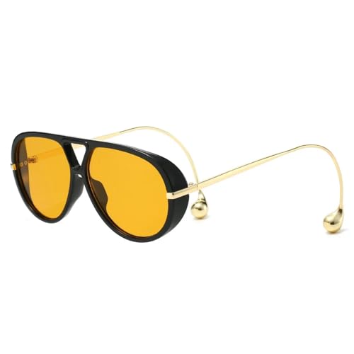 Lunettes de soleil surdimensionnées uniques punk UV400 pour un style affirmé