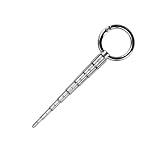 Stainless Steel Sound with Scale for Men Urethra Stimulation (S)