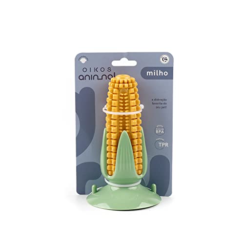 OIKOS ANIMAL Brinquedo De Morder Para Cães Milho De Tpr - Oikos Animal