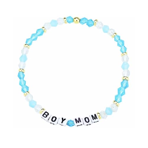 BoyMom Bracelet Beaded MomGifts for New BoyMom Mama Beads Bracelet