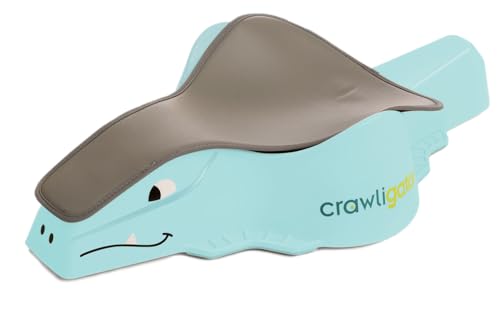 Image of CRAWLIGATOR Tummy Time Mobility Toy for Infants 4-12 Months (Mint)