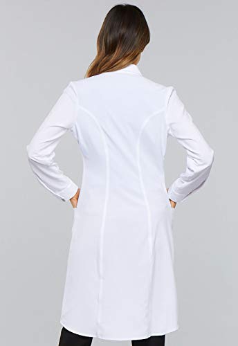 Cherokee Infinity Lab Coat For Woman With 2 Pockets Moisture Wicking & Wrinkle-Resistant Fabric - 1401A