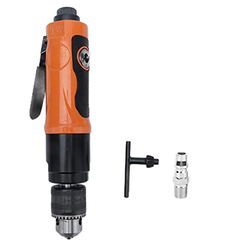 Hilitand Pneumatic Drill Geared Air Drilling Tapping Machine 3/8in Straight KP555A, for Simple Installation and Convenient (American Style), Hilitandqn4k1phe57-13