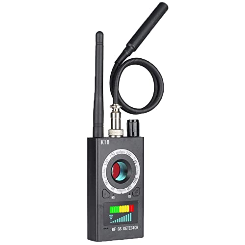 Amulida Anti Spy Detector & Camera Finder RF Signal Detector GPS Bug Detector Hidden Camera Detector for GSM Tracking Device GPS Radar Radio Frequency Detector