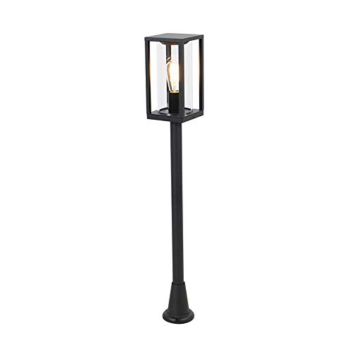 Lampe sur pied extérieur en finition noire haut de gamme modèle charlois minimaliste