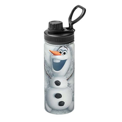 水筒 オラフ アナと雪の女王(2) 真空断熱 保温 保冷 スポーツボトル ステンレスボトル スポーツ飲料対応 漏れない 直飲み530ml 誕生日 プレゼント