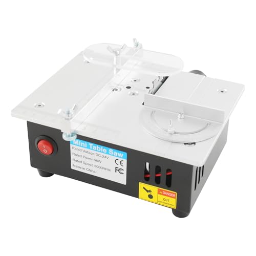 BRRIDE Mini sega circolare da tavolo elettrica con 4 lame,