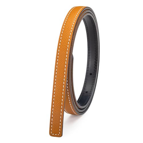 Ceinture en cuir véritable 13 mm Vatee's d'une finition artisanale fine XXS