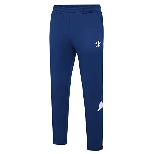 Umbro Mens Total Tapered Training Jogging Bottoms (3XL) (Navy/White)