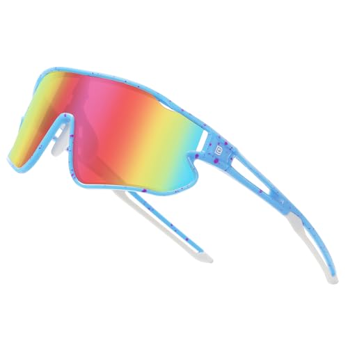 DUCO Kids Polarized Sports Baseball Sunglasses – Ages 8-16, UV Protection