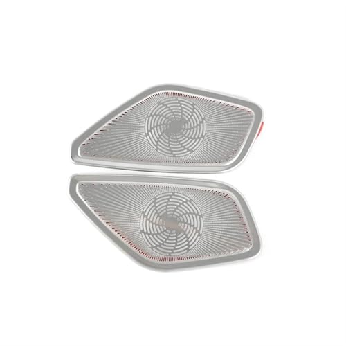ZSGHJA Auto Innenverkleidung Dekorationen Für Mercedes Für Benz GLC X254 2023 Tür Lautsprecher Panel Hochtöner Grille Abdeckung Edelstahl Aufkleber Innen Auto Aufkleber