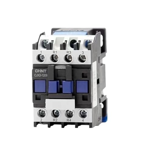 Contacteur rail DIN CJX2-1208 12A 220V inverseur de puissance tripolaire