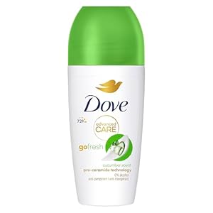 Dove Advanced Care Go Fresh Cucumber Scent Anti-perspirant Deodorant pack of 6 with Triple Moisturising technology roll-on for 48 hours of protection 50 ml