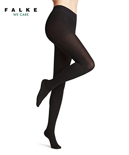 FALKE Women's Family Sustainable Cotton Tights, Black (Black 3009) - Sustainable, XL3