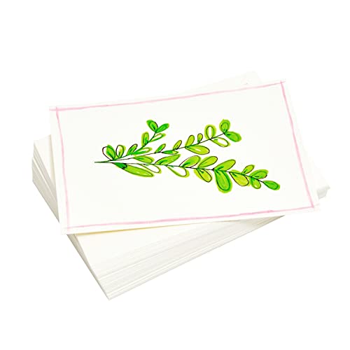 Paper Junkie 50 Pack White Postcards Blank, Bulk Self Mailer Mailing Side Postcard (4 x 6 Inch) - Watercolor Paper - Post Cards for Mailing - Thumbnail 6