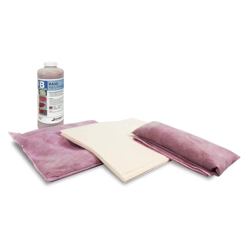 Image of Absorbent Specialty Products PBN1212-4 Base Neutralizer Pillows, Purple