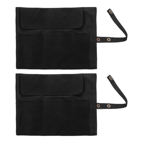 Ciieeo Bolsa Organizadora de Relojes Enrollable de Nylon Negra Estuche para Transportar y Almacenar Correas de Reloj Set de 2 Unidades Diseño Compacto y Duradero para Viajes