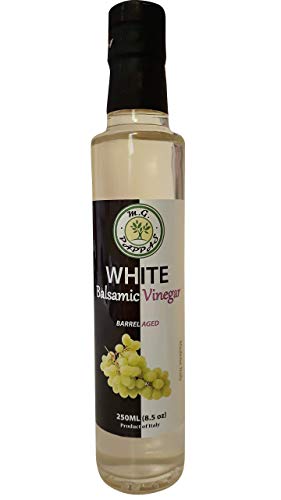 M.g. Pappas Balsamic Vinegar From Italy Barrel-Aged Igp Plus White Aceto Balsamico Sweet Gourmet Italian Pure No Preservatives Set (2 X 8.5 Fl Oz) #TOP2