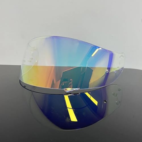 Motorcycle Helmet Visor, SHOEI GT-AIR GT AIR2 Neotec CNS-1 CNS1 TC-5 TC9wbgpUVJbgoCU[oCNwbgoCU[S[OY(REVO Clear red)