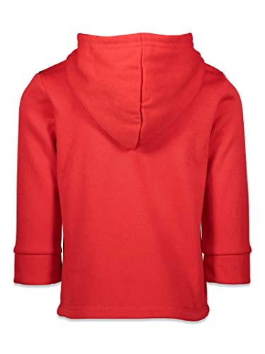 Disney Pixar Cars Lightning Mcqueen Toddler Boys Half-Zip Hoodie Red 5T #TOP1