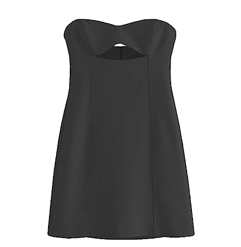 SanLIJIAN Women's Off Shoulder Cocktail Party Dress Corset Mini Bodycon Dress Backless Short Summer Prom Dresses