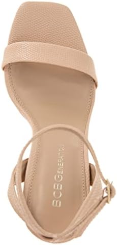 BCBGeneration Women's Caroline Heeled Sandal, Sand Lizard, 8.5 | Image 3