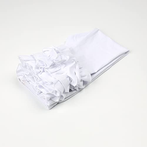 Image of HOOLCHEAN Baby Toddler and Little Girls Cotton Ruffle Leggings