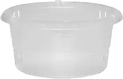 VASO PARA ORQUIDEA N.19 TRANSPARENTE - UN