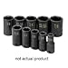 3/8 In Dr 6-Pt Semi-Deep Fractional Impact Socket - 1/2 In