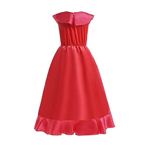 Vestido princesa flamenco rojo para niñas talla 8-10 miniatura 2