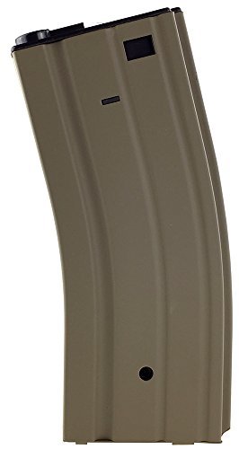 SportPro Jing Gong 300 Round Metal High Capacity Magazine for AEG M4 M16 Airsoft (Tan - 1pcs)